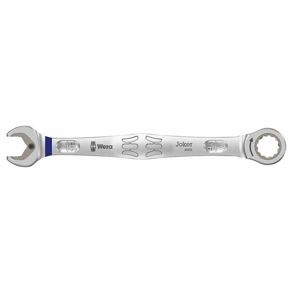 Posdatas 0.4375 in. Joker Ratcheting Combination Wrench, Nickel Chrome PO3948954